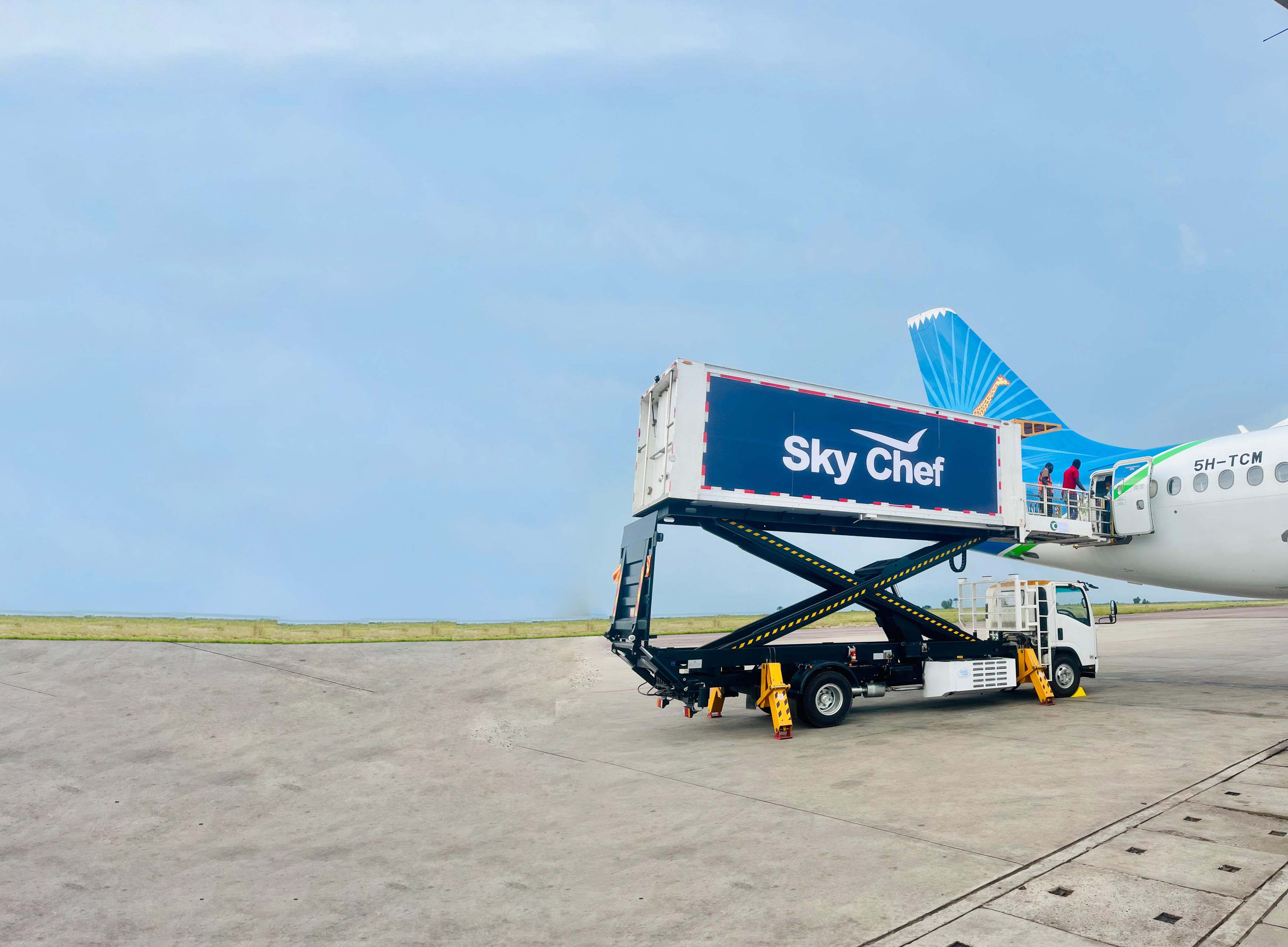 Les équipes Sky Chef au service de la restauration aérienne