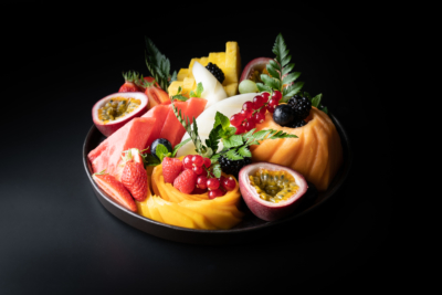 Repas préparé pour un service VIP